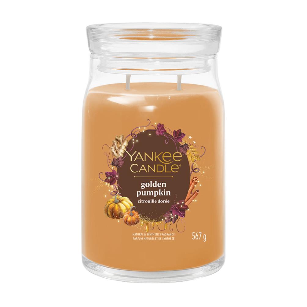 Yankee Candle Golden Pumpkin Large Jar £26.99